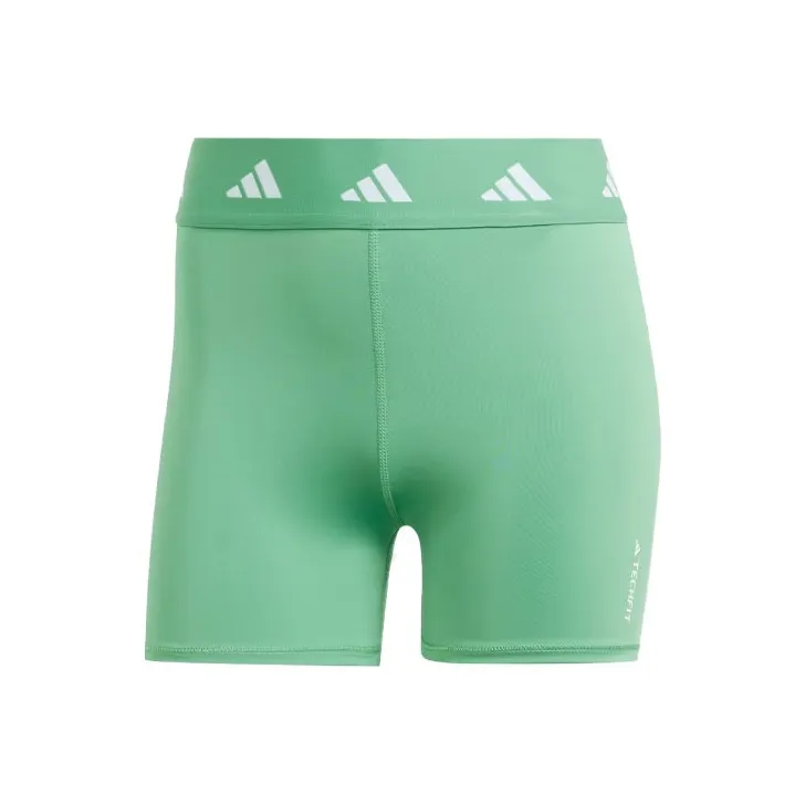 Adidas Techfit Short Leggings Sports Shorts Women's Green-0