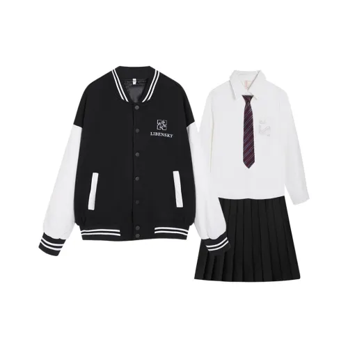 Ice Cream And Whale Skirt Set Women's