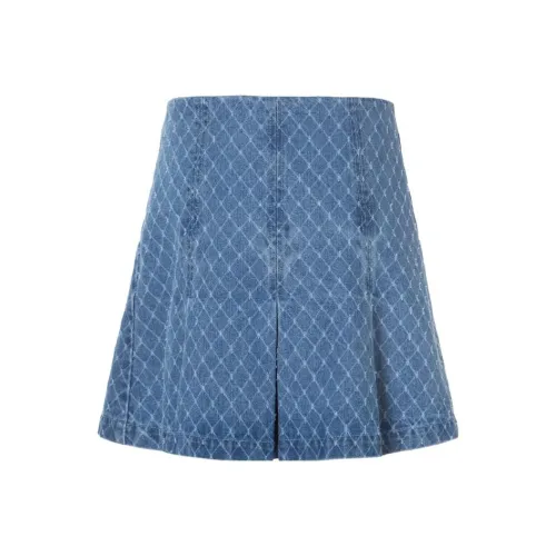 LOFT SHINE Denim Short Skirts Women's Blue
