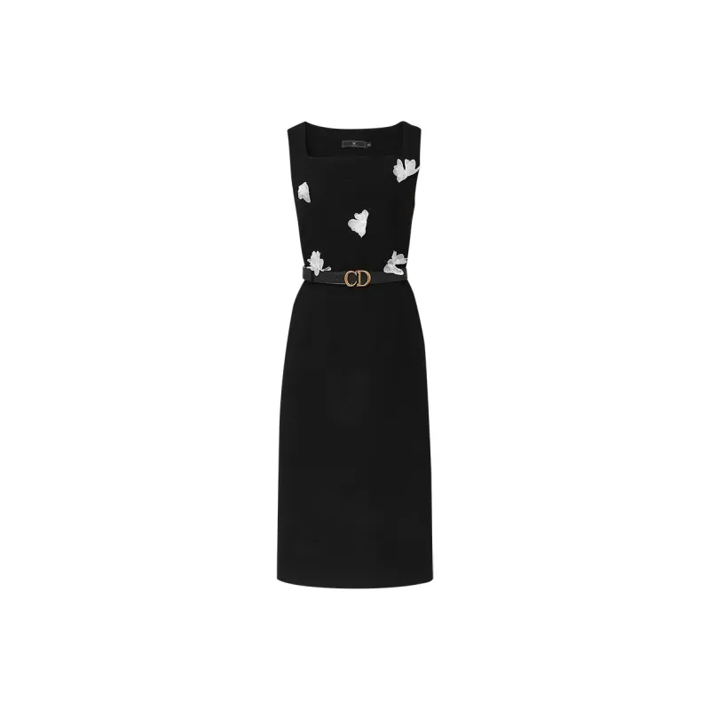 Duffy Fashion Sleeveless Dress Women's Black-0