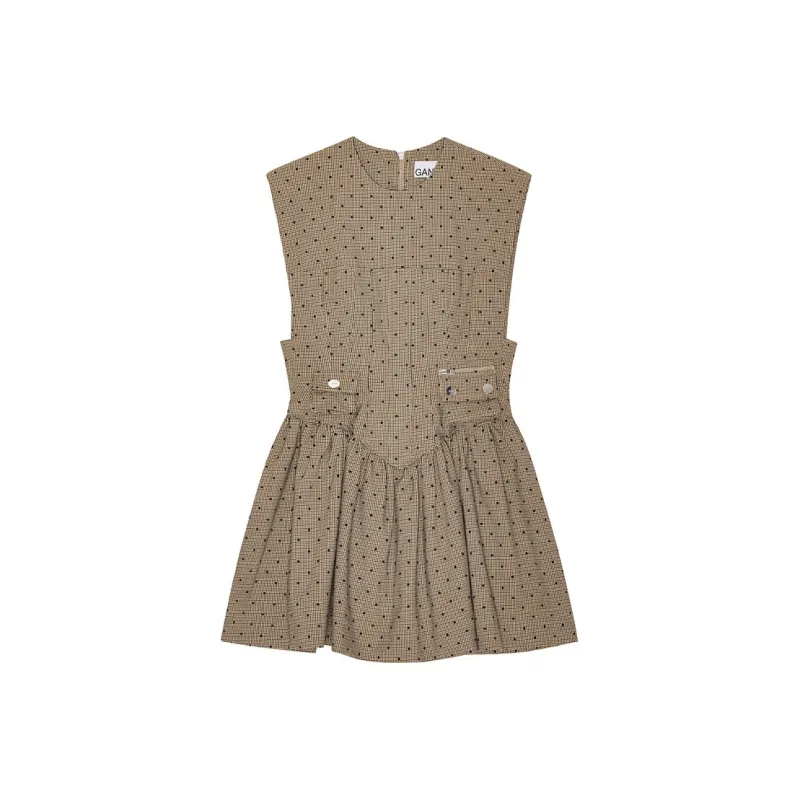 GANNI Polka Dot print Minidress-0