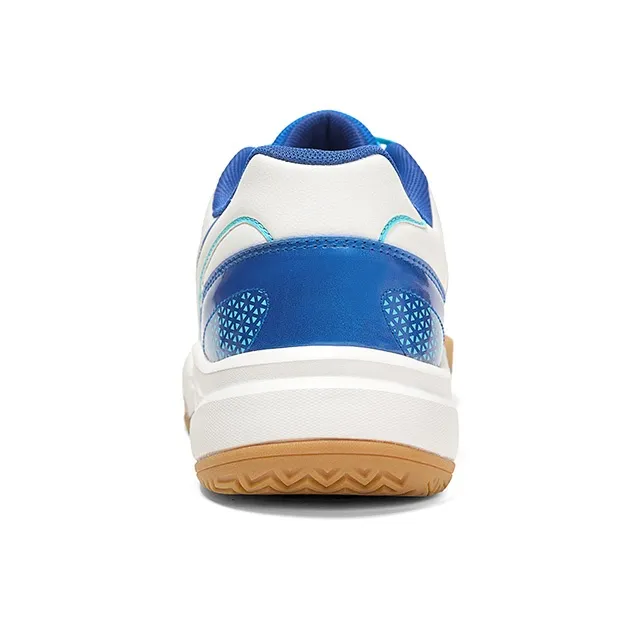 Warrior Cushioning Slip Resistant Support Low Top Training Shoes Unisex White Blue-3