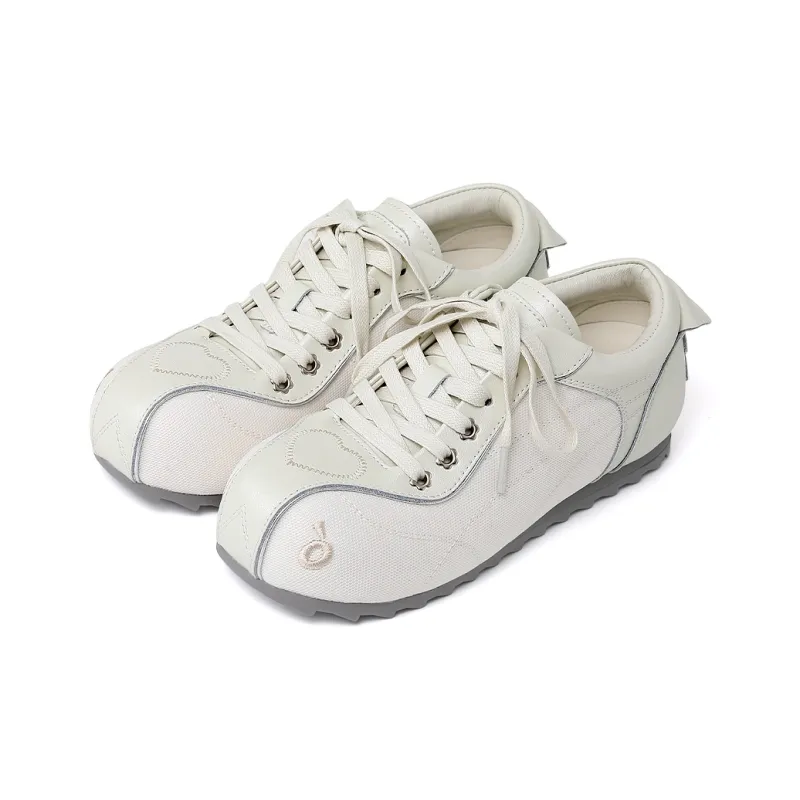 SOAP OPERA Slip Resistant, Abrasion Resistant, Breathable Low Top Skateboard Shoes Unisex White-3