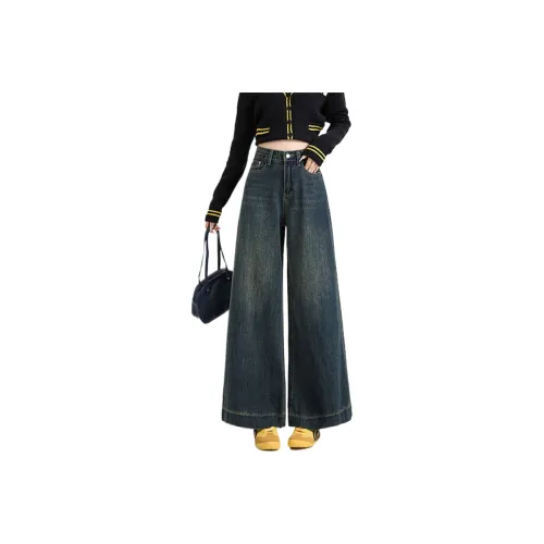 FAIRWHALE Jeans Women's Nostalgic Blue