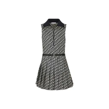 DIOR Pleated Short Dress