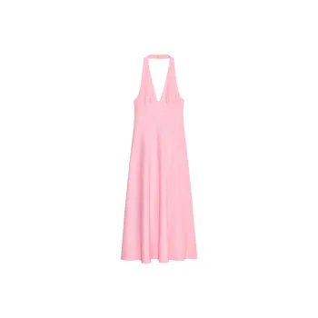 ZARA Sleeveless Dress Women's Rose Red