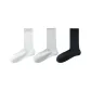 [3 Pack, Cuffed Cooling Layered]White+Light Gray+Black