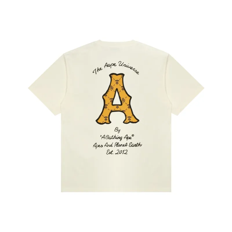 Aape By *A Bathing APE® Logo print T shirt-3