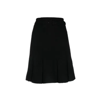Patou Pleated A Line Skirt
