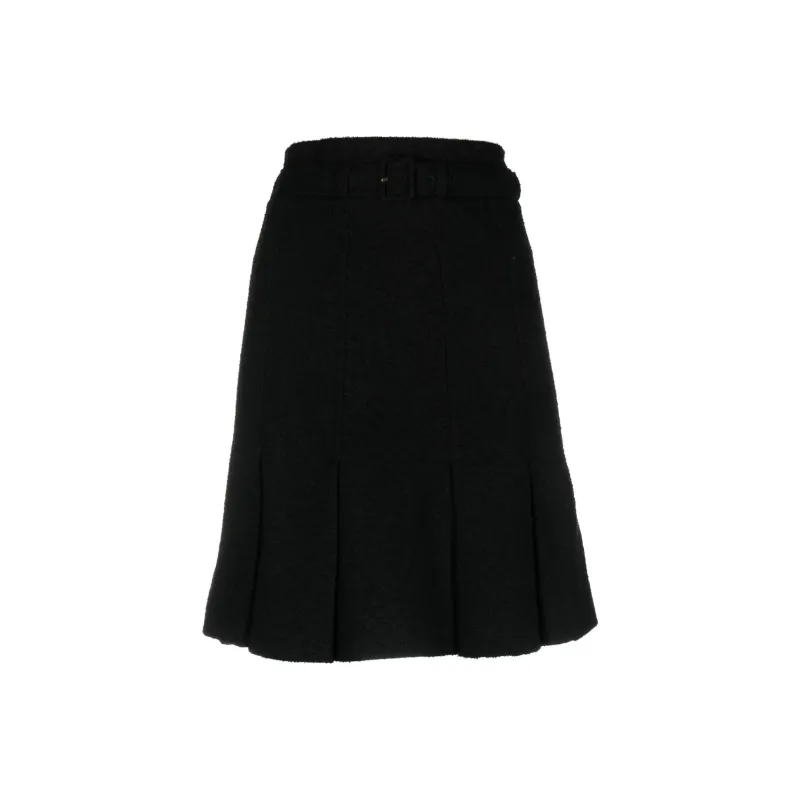 Patou Pleated A Line Skirt-0