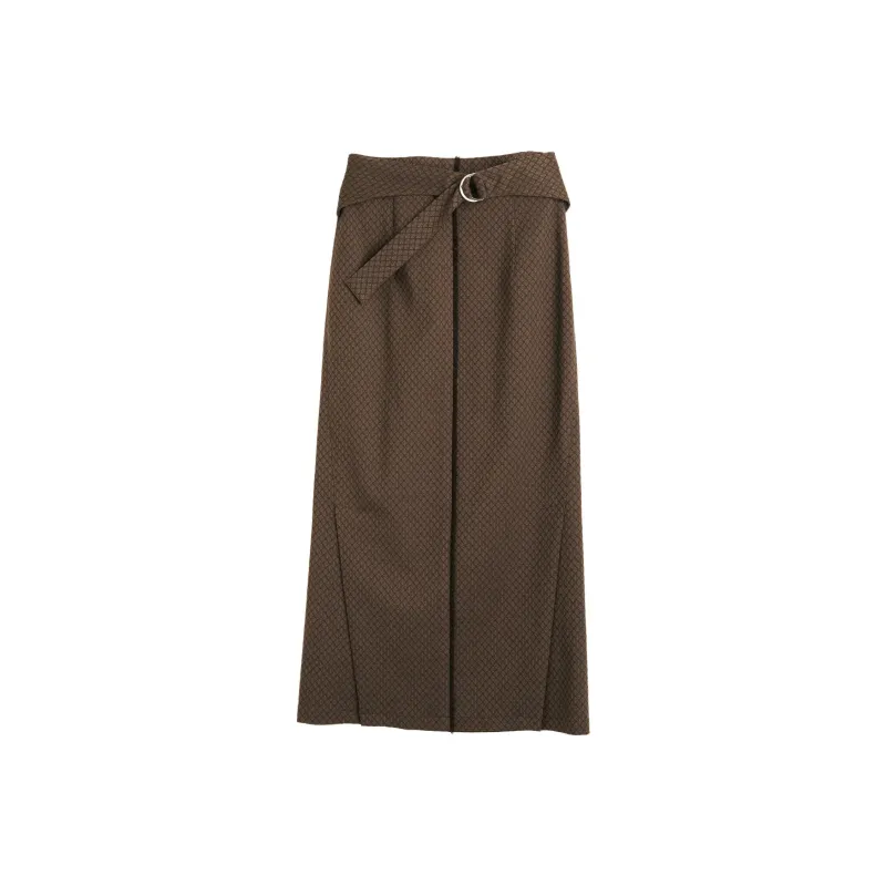 PUBLIC TOKYO Casual Long Skirt Women's Brown-0