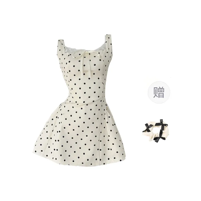 CPAURA Slip Dresses Women's Polka Dot-5
