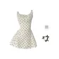 (Polka Dot+Bowknot Hair Tie) Comes with