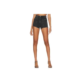 AGOLDE Denim Shorts Women's Black