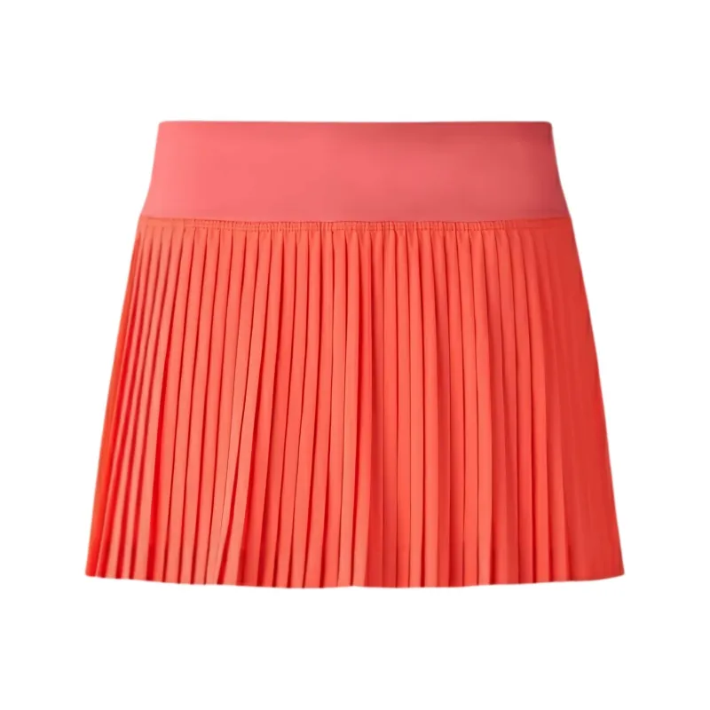 Lululemon Pleat To Street Casual Short Skirts Women's Orange-0