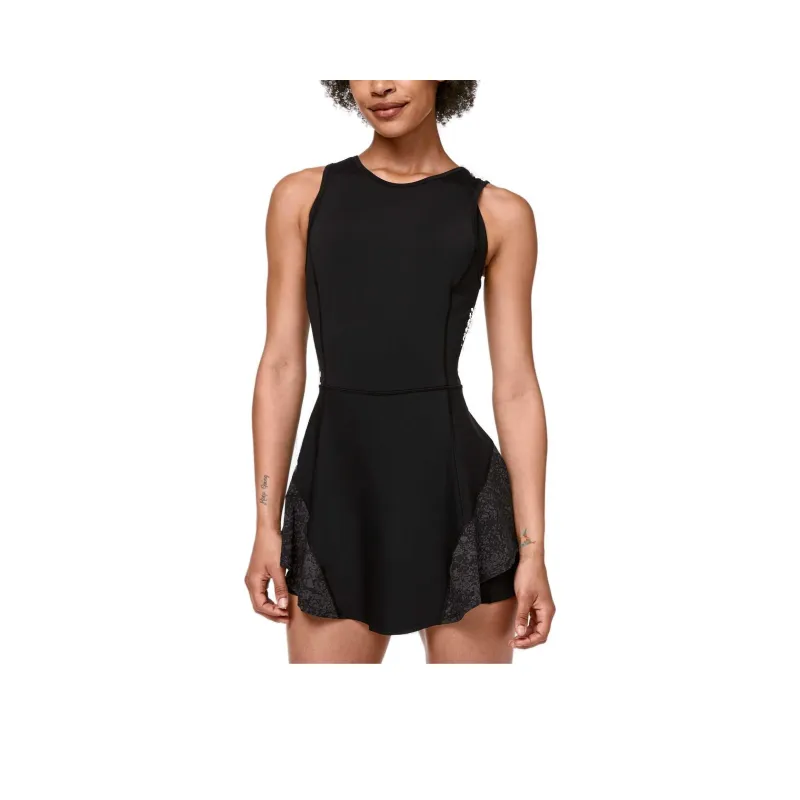 Lululemon Serene Stride Sleeveless Dress Women's Black-0