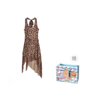 WOWI KCKS Sleeveless Dress Women's Leopard Print