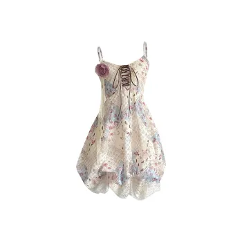 Icicofficial Slip Dress Women's Floral Dress