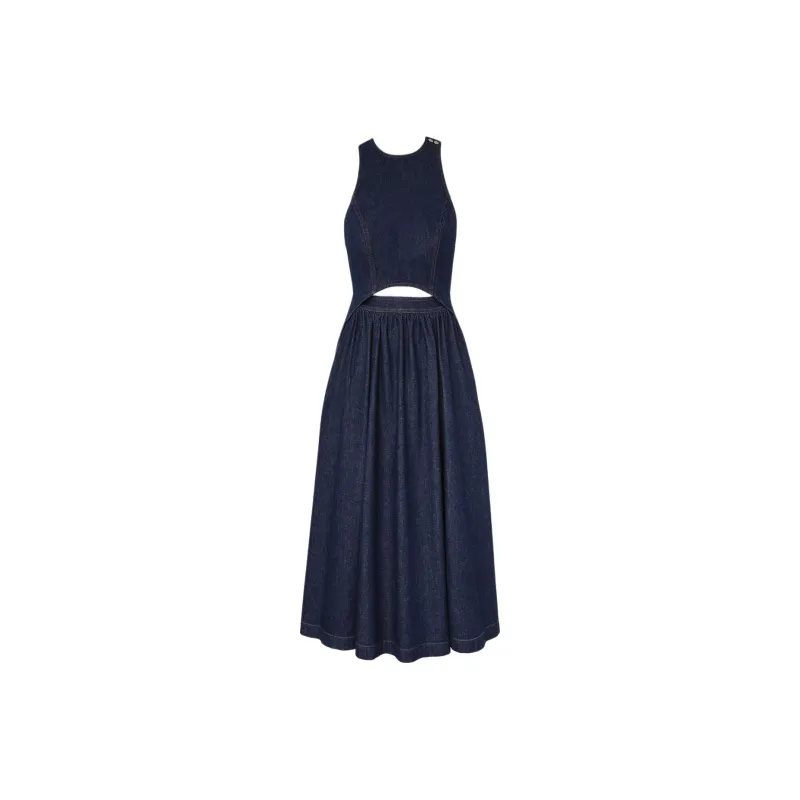 Zimmermann Sleeveless Dress Women's Navy Blue-0