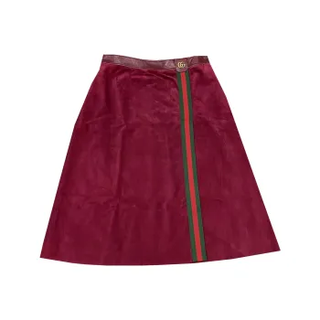 GUCCI Casual Short Skirts Women's Red