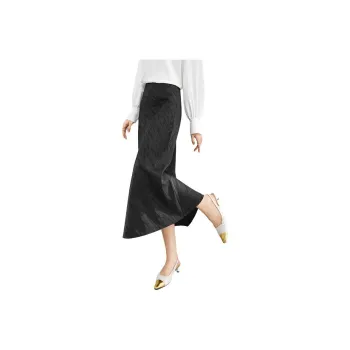 SENTUBILA Casual Long Skirts Women's Black