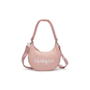 Champion Fabric Crossbody Bag Regular Unisex Pitch Black/Light Blue/Black/Ecru/Silver White 25/Plaid Denim 25