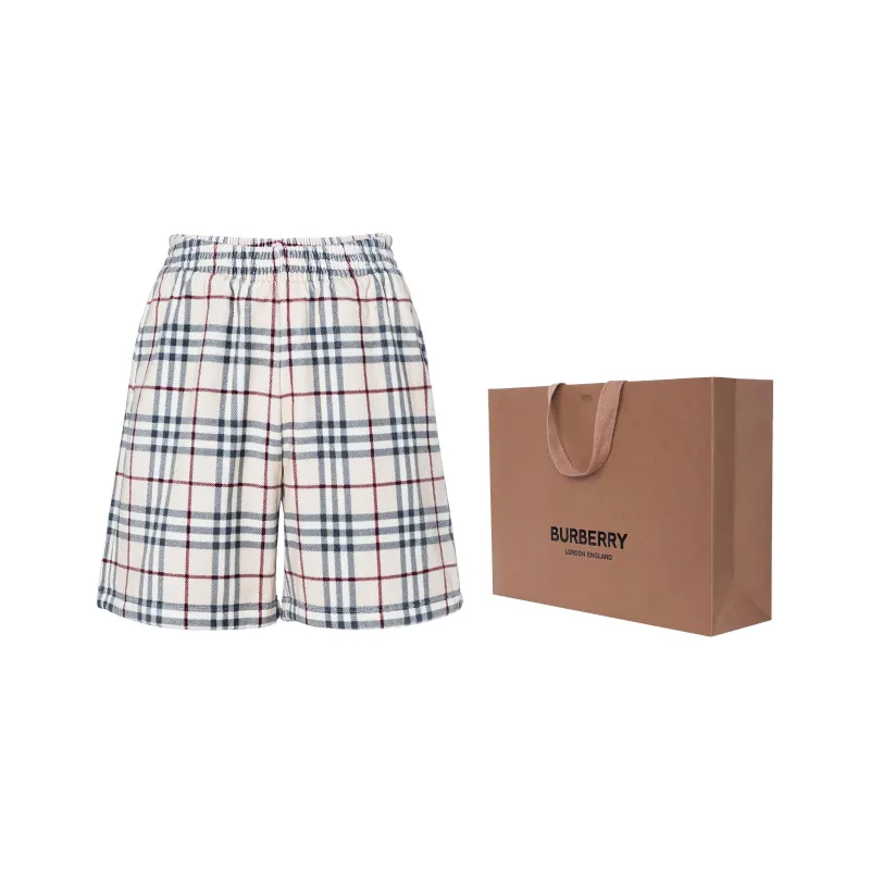 Burberry Debson Towel Check Shorts-5