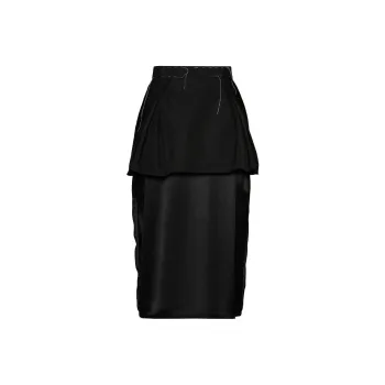 Maison Margiela Layered Midi Skirt