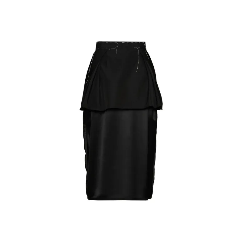 Maison Margiela Layered Midi Skirt-0
