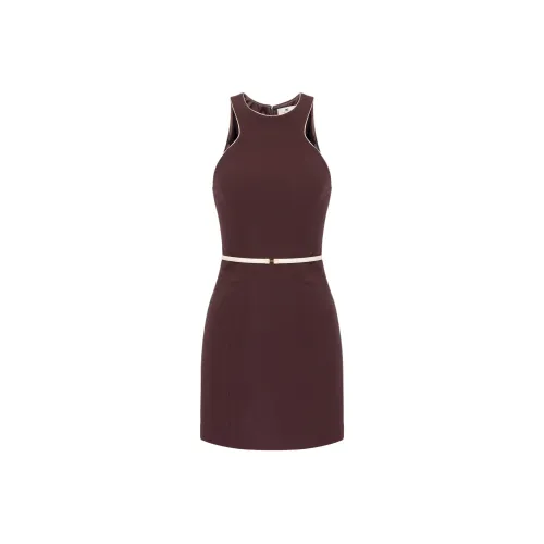 Elisabetta Franchi Contrasting Belt Dress