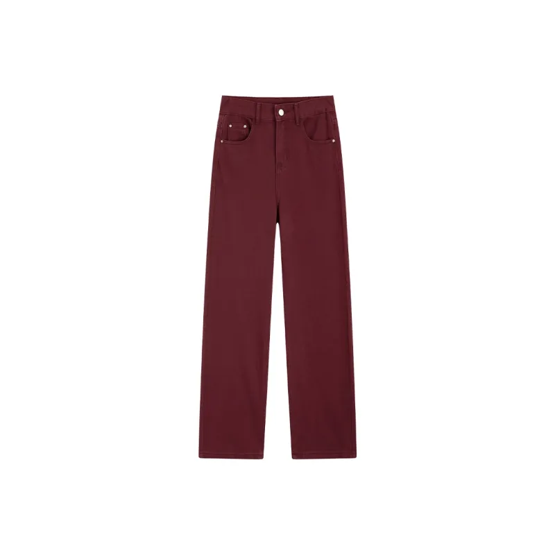 SNZX Jeans Women's Ancora Red Pants-0