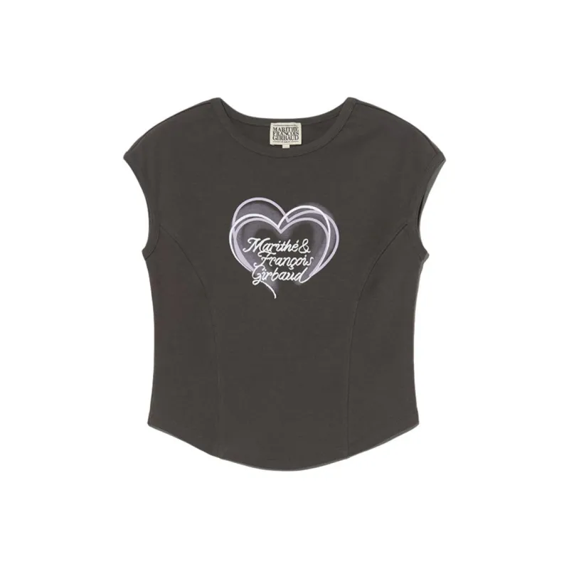 MARITHE FRANCOIS GIRBAUD Summer Women's Short Sleeved Shirts Short Sleeved T Shirts Women's-2