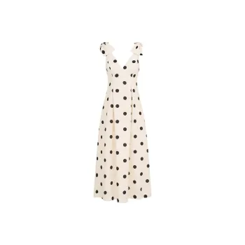 Zimmermann Crush V Neck Midi Dress