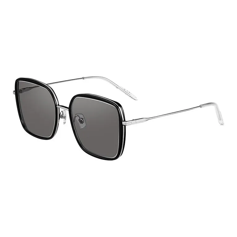 HORIEN Metal And Plastic Square Sunglasses Unisex Multicolor-0
