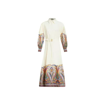 ETRO Paisley print Cotton Shirt Dress