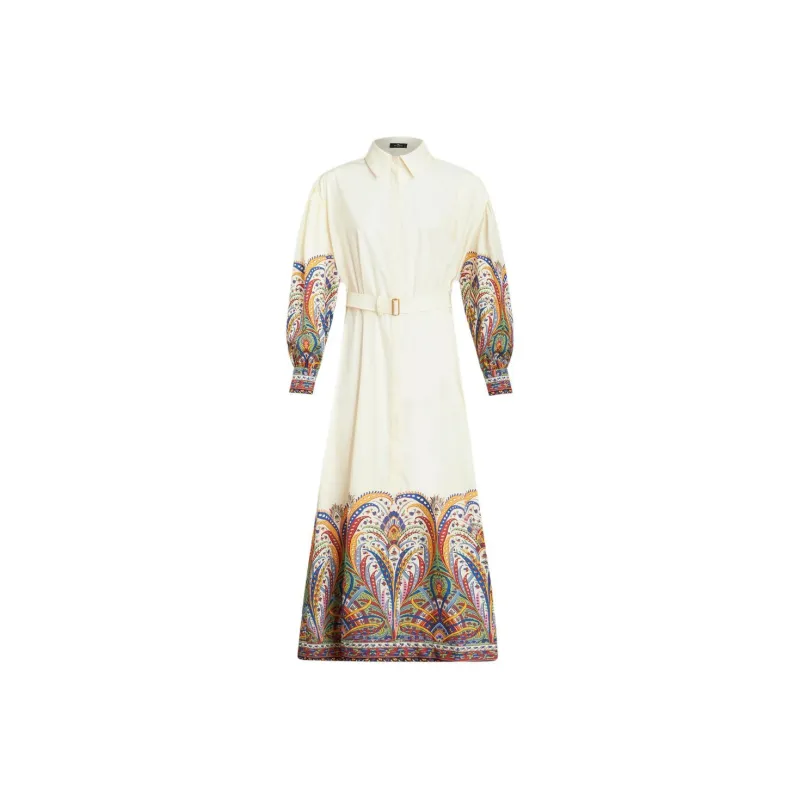 ETRO Paisley print Cotton Shirt Dress-0