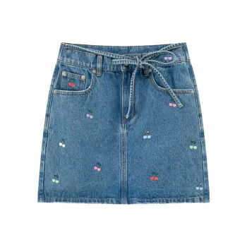 CHUU Denim Short Skirts Women's Denim Blue