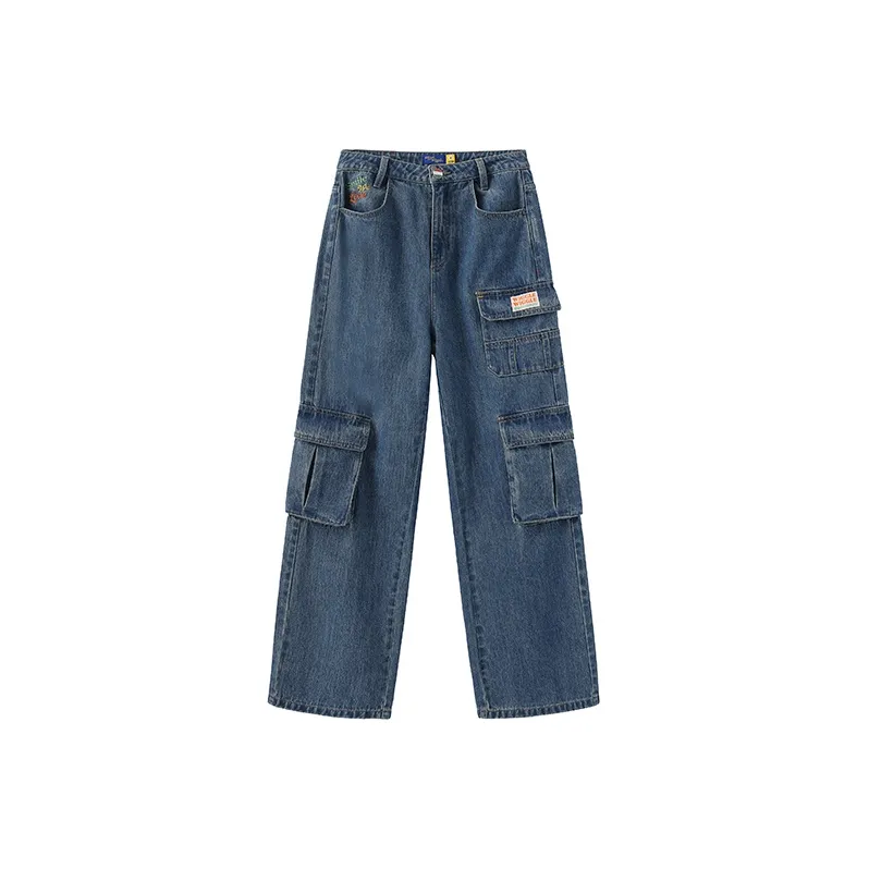 Wiggle Wiggle Loose Fit Pocket Straight Fit Jeans Women's-3