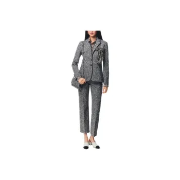 CHANEL 25P Suit Trouser Women's Gray