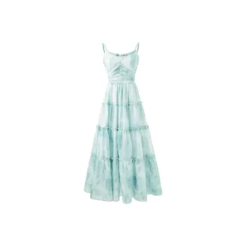 SECFLY OFFICIAL Slip Dress Women's Emerald