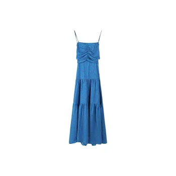 SECFLY OFFICIAL Slip Dress Women's Royal Blue