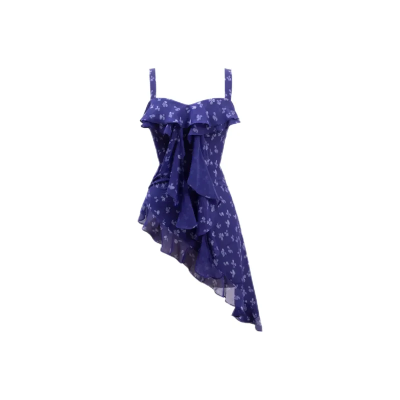 PAIN OR PLEASURE Slip Dress Women's Purple-0