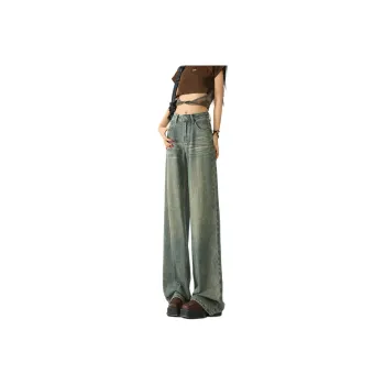 YINLEI Jeans Women's Nano Blue