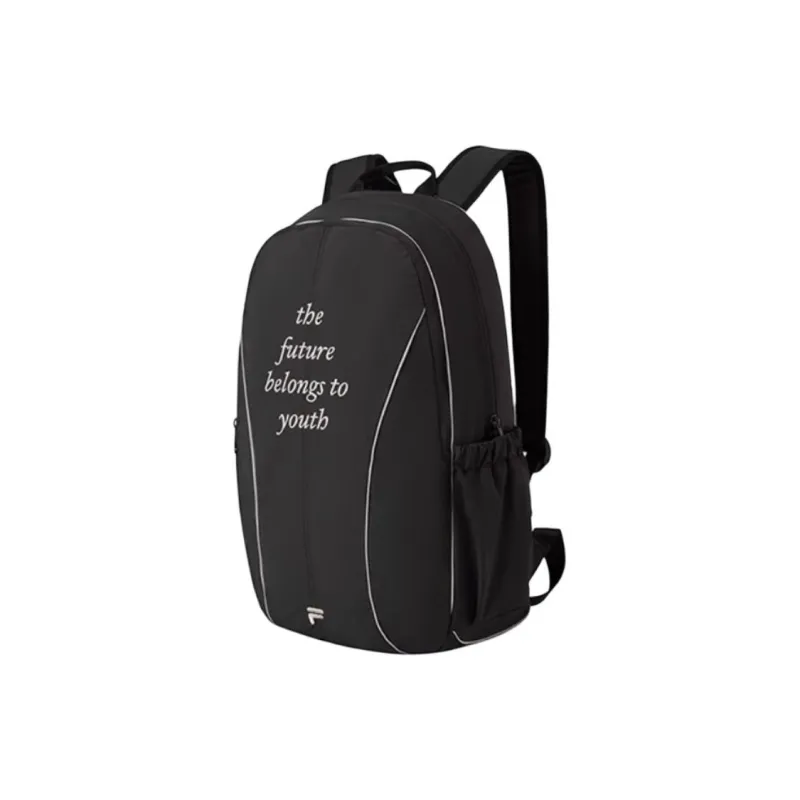 FILA FUSION Fabric Backpack Regular Unisex Black-1