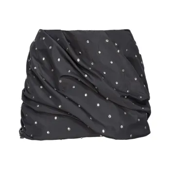 PINKO Embellished Drapped Skirt