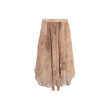 SETIROM Casual Long Skirt Women's Coffee