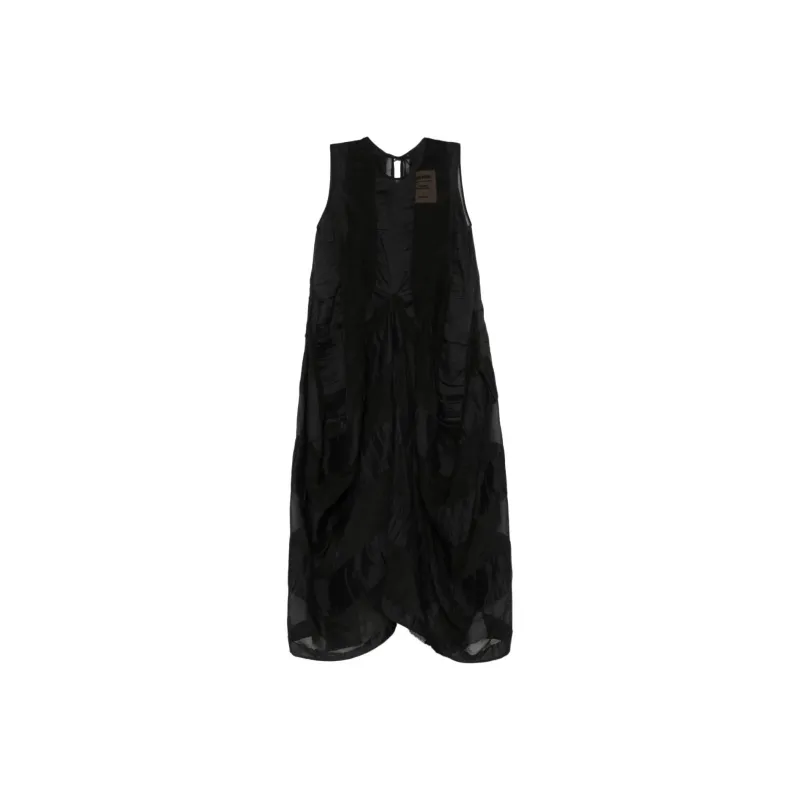 UMA WANG Flared Midi Dress-0