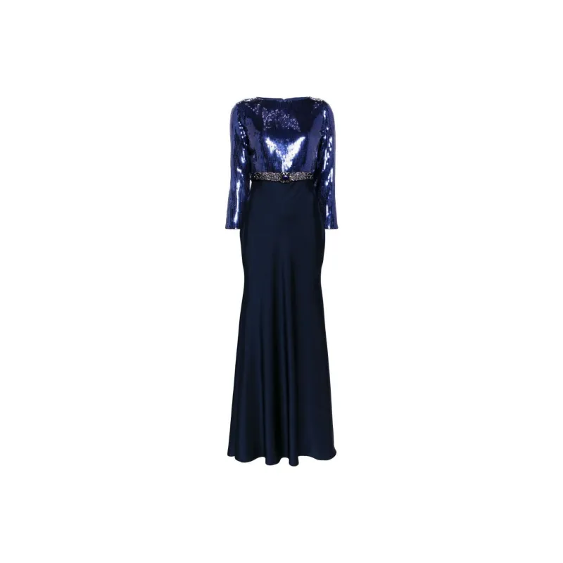 Sachin & Babi Christabel Sequined Gown-0