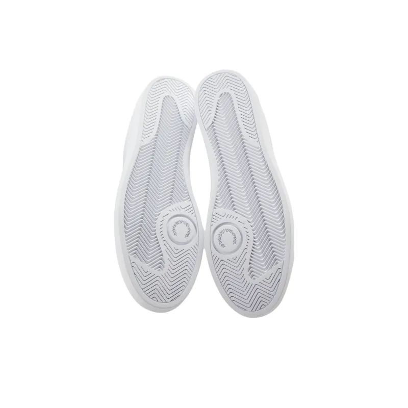 FRED PERRY Spencer Abrasion Resistant Low Top Skateboard Shoes Men's White-4