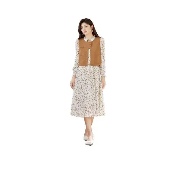 VIMLY Casual Suits Women's Apricot Base Coffee